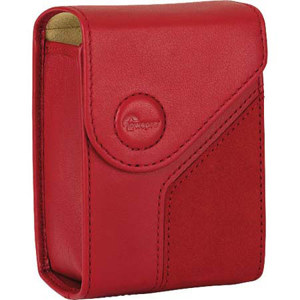 Lowepro Napoli 30 Camera Pouch, Nappa Leather, Red: Picture 1 regular