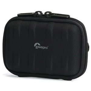 Image :  Lowepro Santiago 20 Ribbed Shell Camera Pouch with Dense EVA Foam Padding - Black 