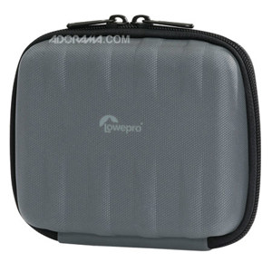 Lowepro Santiago 30 Ribbed Shell Camera Pouch - Grey: Picture 1 regular