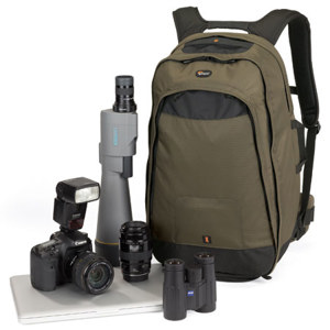 Lowepro Scope Photo Travel 350 AW Backpack, Dark Olive: Picture 1 regular