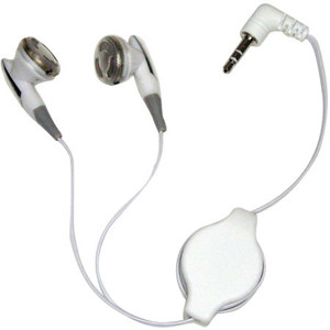 Lenmar Ultra-Compact Retractable Earbud Headphones: Picture 1 regular