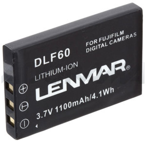 Lenmar No Memory Lithium-Ion Digital Camera Battery Replaces Fuji NP-60 PentaxD-L12 Panasonic VW-VBA10 and Casio NP-30-3.7v 900mAh Thumbnail Image