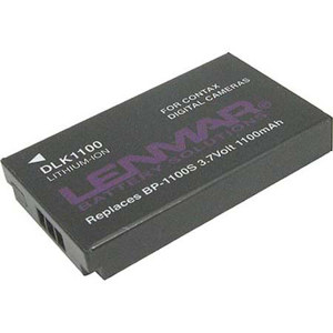 Lenmar No-Memory Lithium-Ion Digital Camera Battery for Contax BP-1100s 3.7v 1100mAh Thumbnail Image