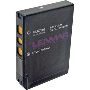 Lenmar No Memory Lithium-Ion Digital Camera Battery Replaces Kodak KLIC-7002 3.7v 600mAh Thumbnail Image