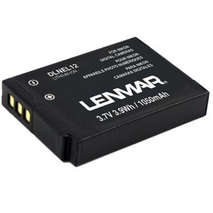 Image :  Lenmar NoMEM Lithium-Ion 3.7v 1050mAh Replacement Digital Camera Battery for the Nikon EN-EL12. 