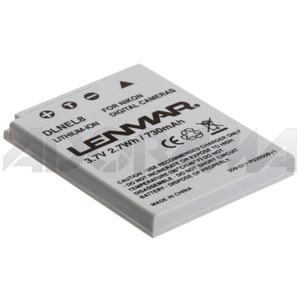 Image :  Lenmar NoMEM Lithium-Ion 3.7v 730mAh Replacement Digital Camera Battery for theNikon EN-EL8. 