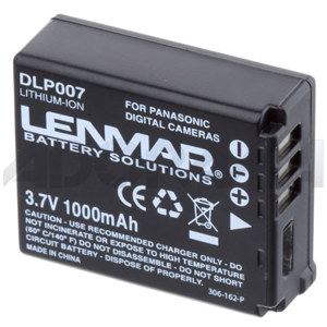 Lenmar No Memory Lithium-Ion Digital Camera Battery DLP007