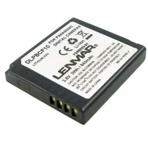 Lenmar No Memory Lithium-Ion Digital Camera Battery for Panasonic DMW-BCF10 3.6v 840 mAh. Thumbnail Image