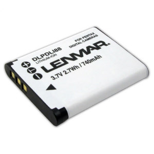 Lenmar No Memory Lithium-Ion Digital Camera Battery for Pentax D-LI88 3.7v 740 mAh. Thumbnail Image
