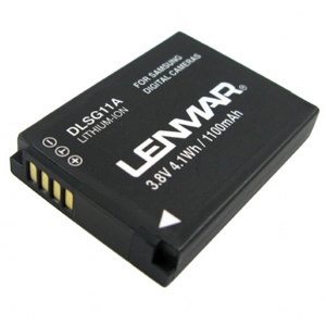 Lenmar DLSG11A Lith-Ion Battery 3.8V / 1100 mAh Replaces Samsung SLB-11A Thumbnail Image