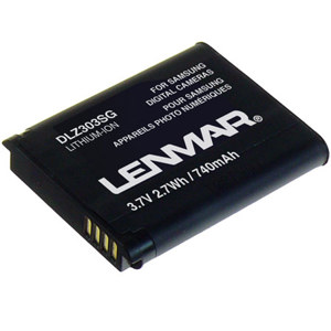 Lenmar DLZ30SG Lith-Ion Battery 3.7V / 740 mAh Replaces Samsung BP-70A Thumbnail Image