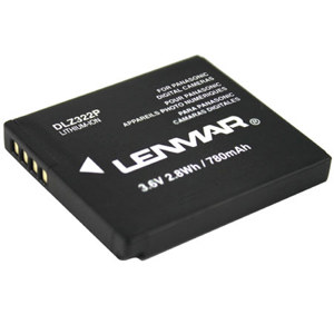 Lenmar DLZ322P 3.6V / 780mAh Replacement Lithium-ion Battery for Panasonic Digital Cameras Black Thumbnail Image