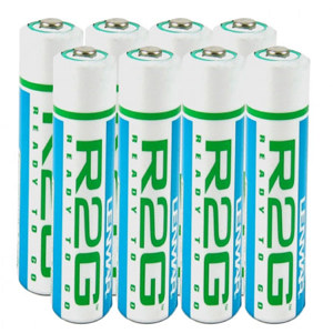 Lenmar R2GAAA8 AAA Ready-2-Go 1.2V Batteries, 8-Pack: Picture 1 regular
