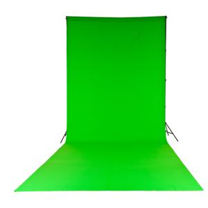  Lastolite 10x24' Chromakey Curtain Muslin Background, Green 
