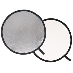  Lastolite 38" Circular Collapsable Disc Reflector, Silver / White 