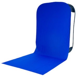  Lastolite 5x7' Chromakey Blue Bottletop Cover with Train for the HiLite Collapsible Illuminated Background System 