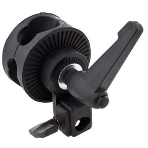  Adorama Adapter Single Grip Clamp, Connects a Boom Arm or Umbrella to a Light Stand. 