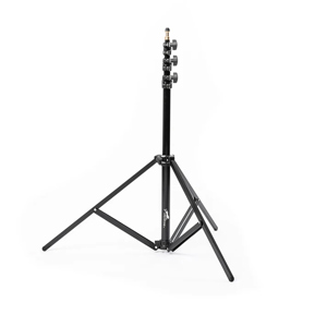  CheetahStand C8 - 3 Section Aluminum Light Stand, 29" to 96" Height - Supports up to 6 lbs., Black 