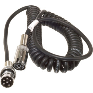 Lumedyne HCCD 3-7 ft Coiled Head Extension Cord, #035: Picture 1 regular