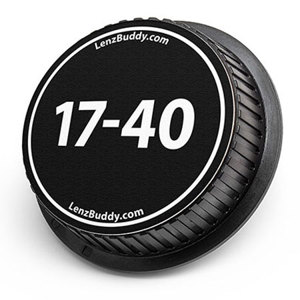  LenzBuddy Rear Lens Cap for Canon 17-40mm (Black & White) 