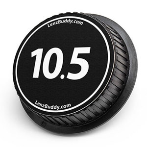  LenzBuddy Rear Lens Cap for Nikon 10.5mm (Black & White) 