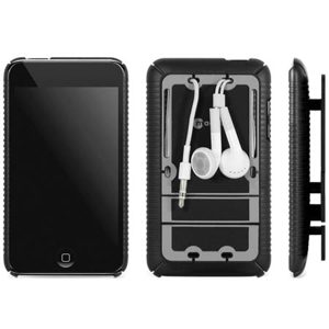 Macally MetroTCM Protective Snap-On Cover w/Cable Management f/iPod Touch 2G: Picture 1 regular