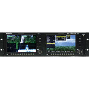 Marshall OR-702 Orchid Series Dual 7" LCD Rack Mount Monitor Set OR-702