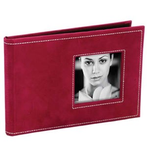 Malden Rio Suede Bound Photo Album, 24-4x6, Fuschia: Picture 1 regular