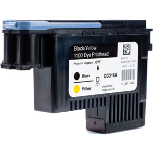  Microboards Technology CG316A Printhead for MX-1, MX-2 and Print Factory Pro - Black/Yellow, Approximately 20,000 Prints 