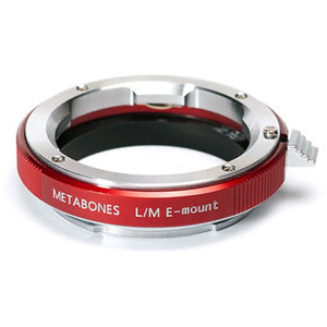  Metabones Leica M Lens to Sony NEX E-Mount Adapter, Red 