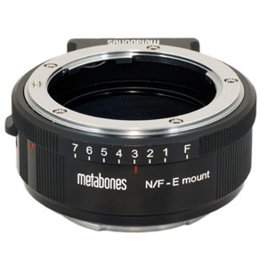  Metabones Nikon G Mount Lens to Sony E-mount / NEX Camera Lens Mount Adapter, Matte Black 