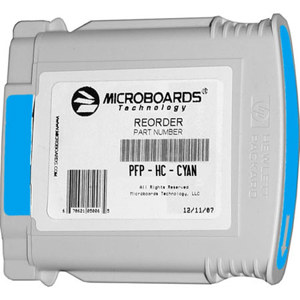  Microboards Technology Cyan Inkjet Cartridge for MX1, MX2 and PF-Pro Print Factory, 28ml, Approximately 1,500 Prints 