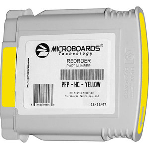  Microboards Technology Yellow Ink Cartridge for  MX1, MX2 and PF-Pro Printers 