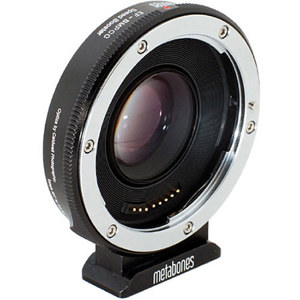  Metabones Canon EF Lens to Blackmagic Pocket Cinema Camera with Micro 4/3 Mount Speed Booster, Matte-Black 