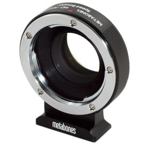  Metabones Minolta MD to Micro 4/3 Speed Booster, Matte-Black 