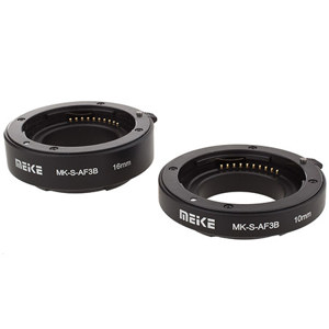  ProOptic Plastic Auto Extension Tube Set of Two - 10mm and 16mm - for Sony Nex Mirrorless Cameras 