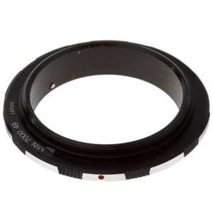  Adorama Lens Reversing Ring for Sony Auto Focus Lenses with a 49mm Filter Thread. 