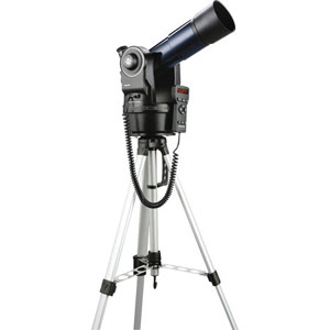  Meade ETX-80AT-TC Achromatic Refractor Telescope, 400mm Focal Length, 80mm Aperture, 494 AutoStar Handbox 