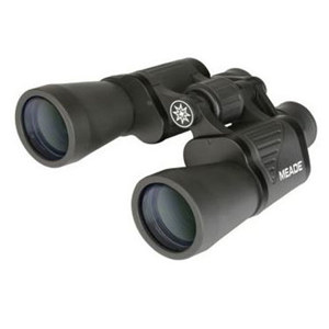  Meade 10x50 TravelView, Weather Resistant Porro Prism Binocular with 5.8deg. Angle of View, Coated Optics, Black 
