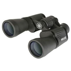  Meade 7x50 TravelView, Weather Resistant Porro Prism Binocular with 7.0deg. Angle of View, Coated Optics, Black 