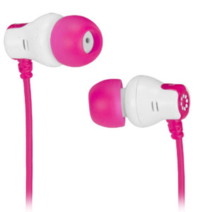 Memorex CB25 Comfort and Style Earbuds, Pink: Picture 1 regular