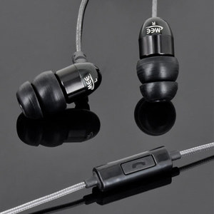 MEElectronics M9P In-Ear Headphones with Microphone, Black: Picture 1 regular