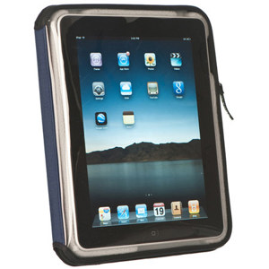M-Edge Nylon Leisure Jacket for Apple iPad, Navy/Gray: Picture 1 regular