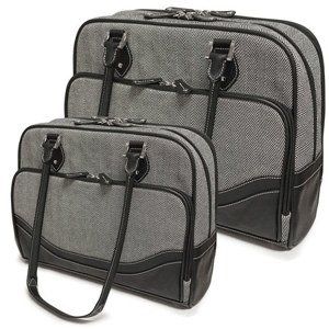 Mobile Edge Classic Herringbone Laptop Tote, Large: Picture 1 regular