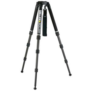  Miller Solo ENG Carbon Fiber 3-Stage Tripod Legs with 100mm Bowl, Max. Height 73.6", Supports 66 lbs. 