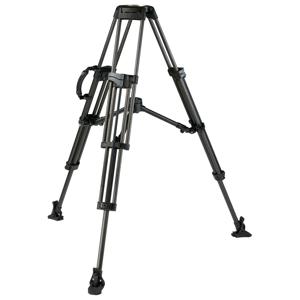  Miller Sprinter II Carbon Fiber 2-Stage Tripod Legs with 100mm Bowl, Max. Height 60.2", Supports 99 lbs. 