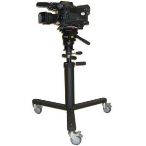  Miller Pneumatic Pedestal 30 with Arrow 40 Fluid Head & Dual Telescopic Pan Handles 