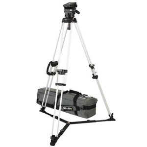  Miller Arrow 25 Fluid Head with Sprinter II Single Stage Alloy Tripod and Sprinter II Ground Spreader, Supports Up to 30 lbs 