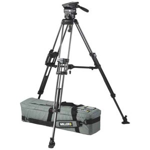  Miller Arrow 40 Fluid Head with Sprinter II 2 Stage Carbon Fibre Tripod and Sprinter/HD Mid Spreader, Supports Up to 35 lbs 
