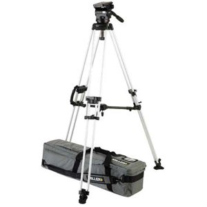  Miller Arrow 40 Fluid Head with Sprinter II Single Stage Alloy Tripod and Sprinter/HD Mid Spreader, Supports Up to 35 lbs 